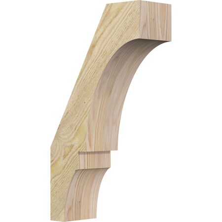 Ekena Millwork 4"W x 10"D x 18"H Balboa Rough Sawn Knee Brace, Douglas Fir BRC04X10X18BOA00RDF